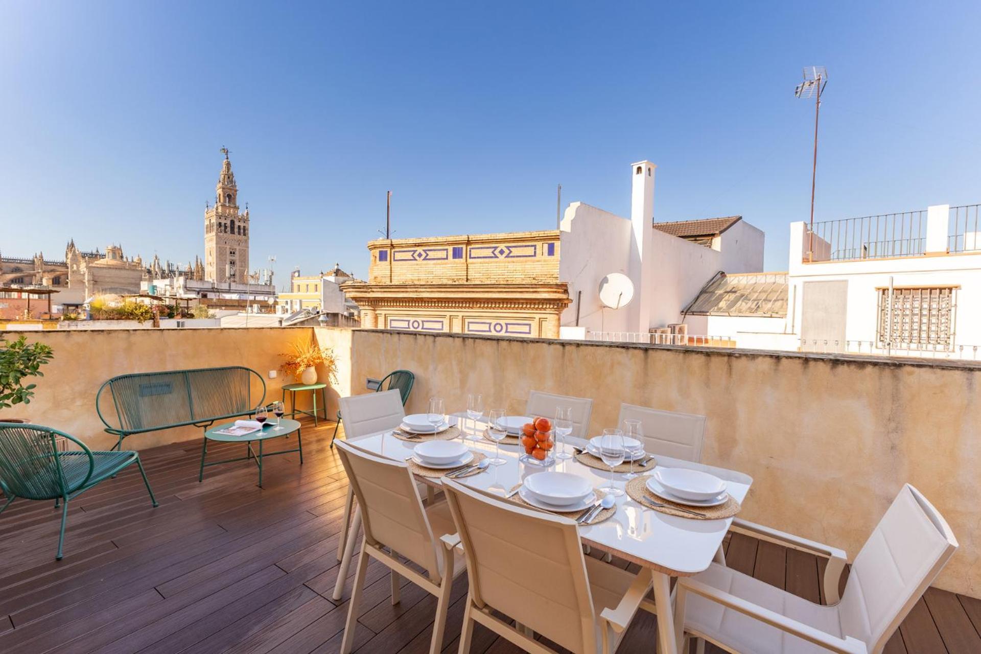 Apartment Duplex Con Terraza Privada Y Vistas A La Catedral