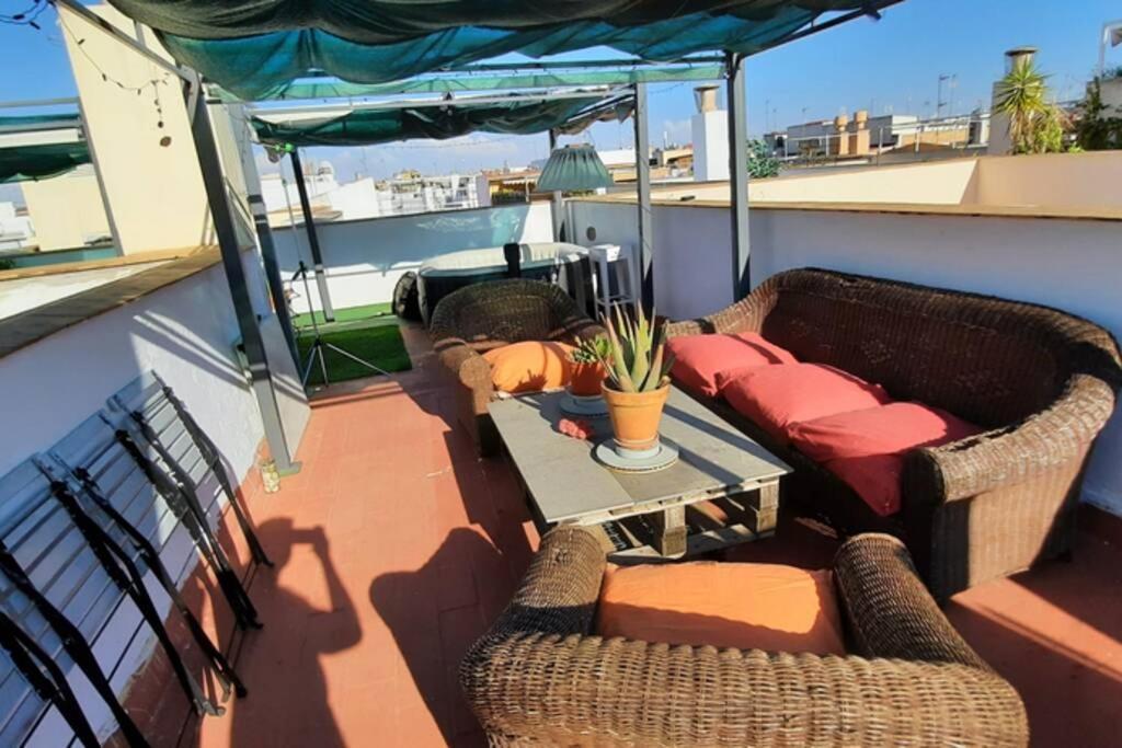 Triplex Penthouse - City Centre - Atico Con Jacuzzi Y Terraza Privados Seville