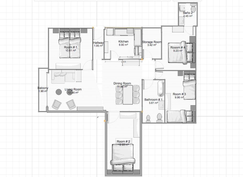 Apartment Acogedor 8pax 4bdr 2bth- Cozyhomesevilla2 Seville