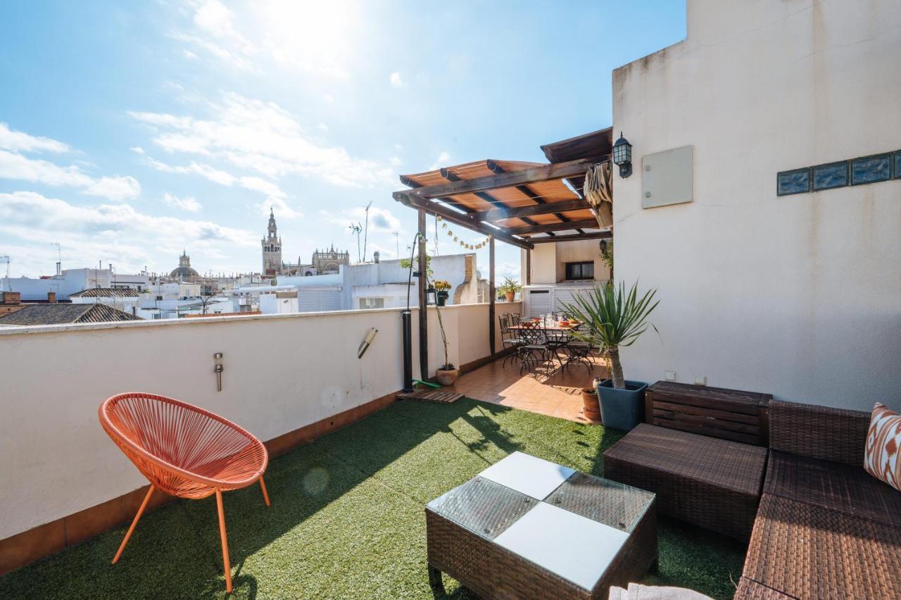 Homeyseville-amazing Penthouse Giralda Views 8 Pax, Parking Optional Apartment *