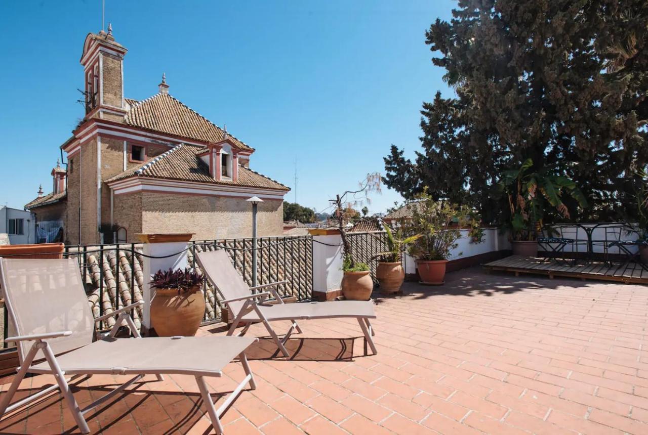 Penthouse Private Terrace, Near Cathedral, And To Real Maestranza Apartment *