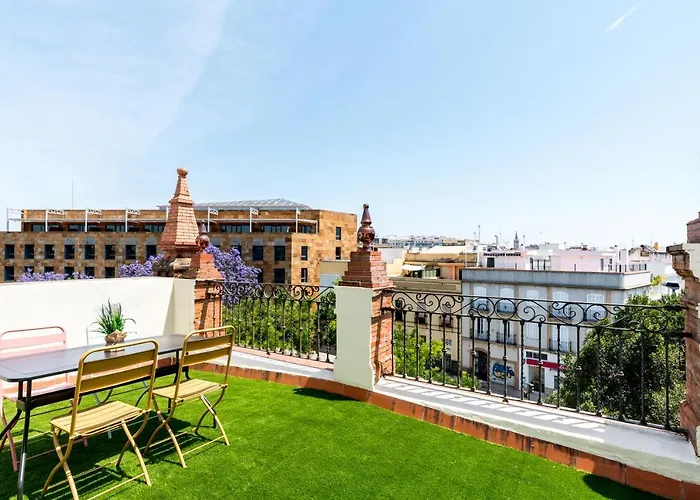 Colorful Terrace Urban Apartment