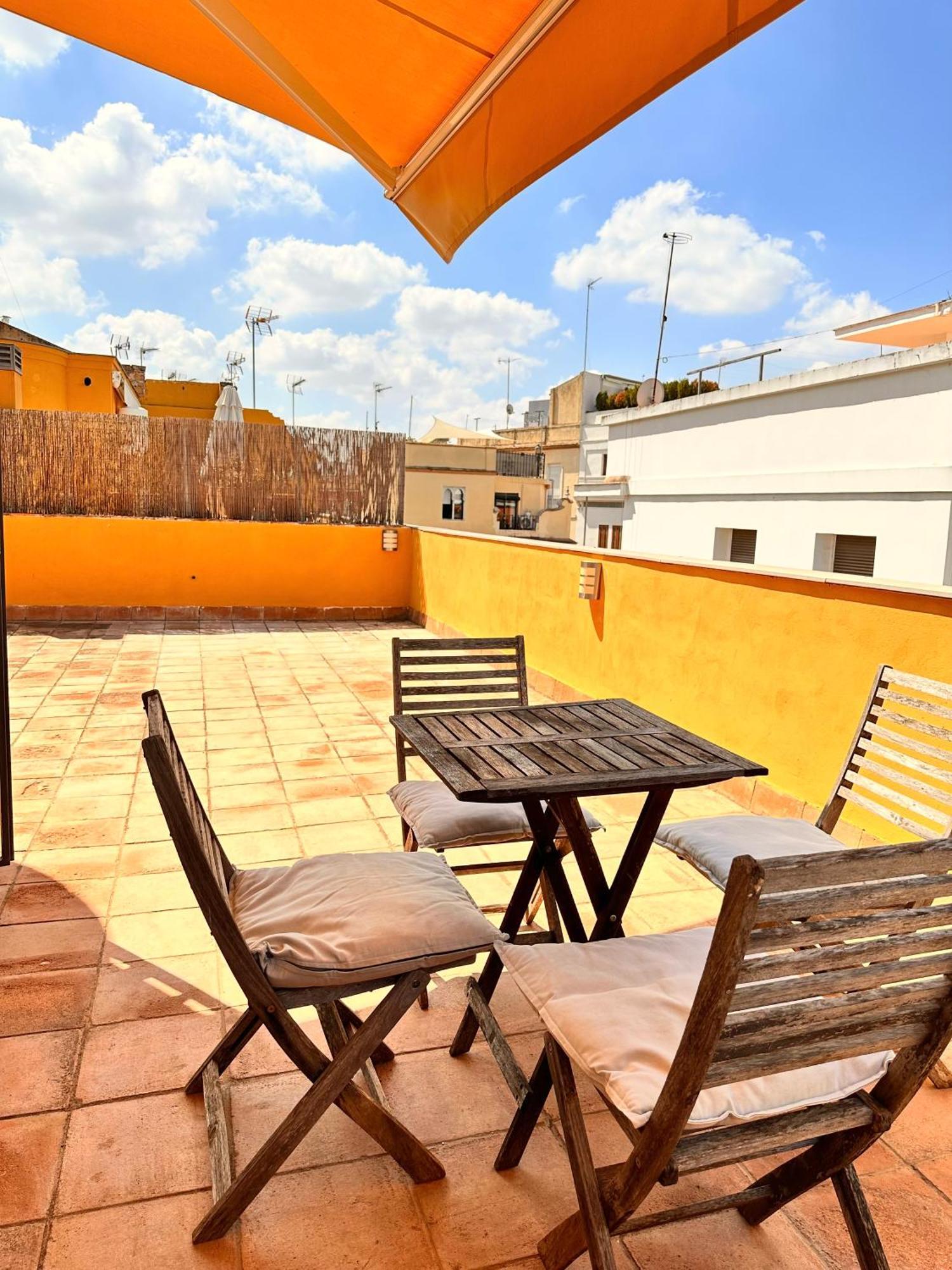 Apartment Penthouse Near Cathedral Private Rooftop Private Parking Seville