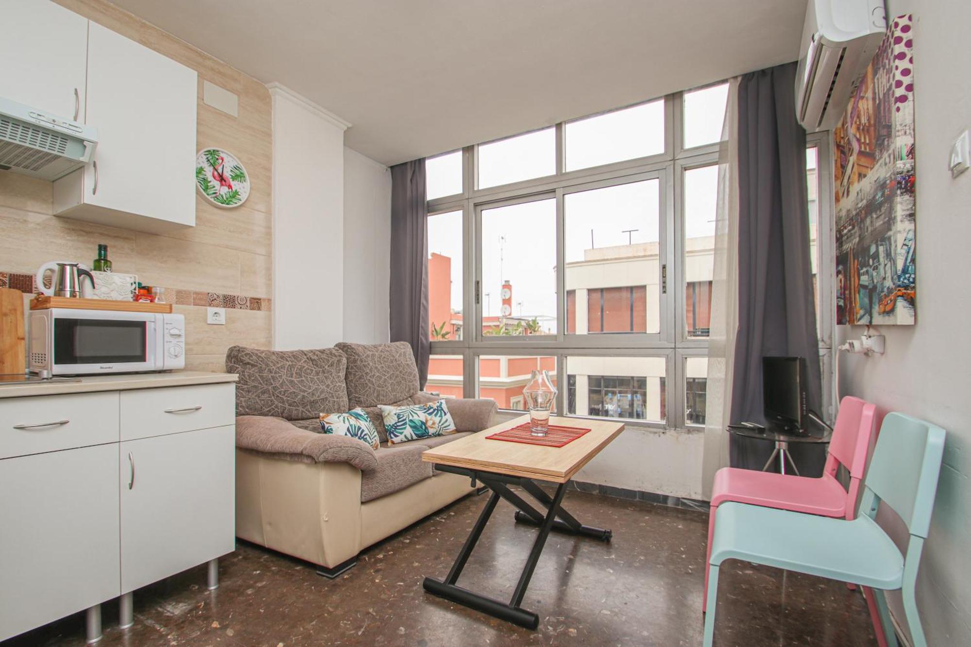 Muy Centrico, Tranquilo Y Acogedor **a/c-wifi** Apartment