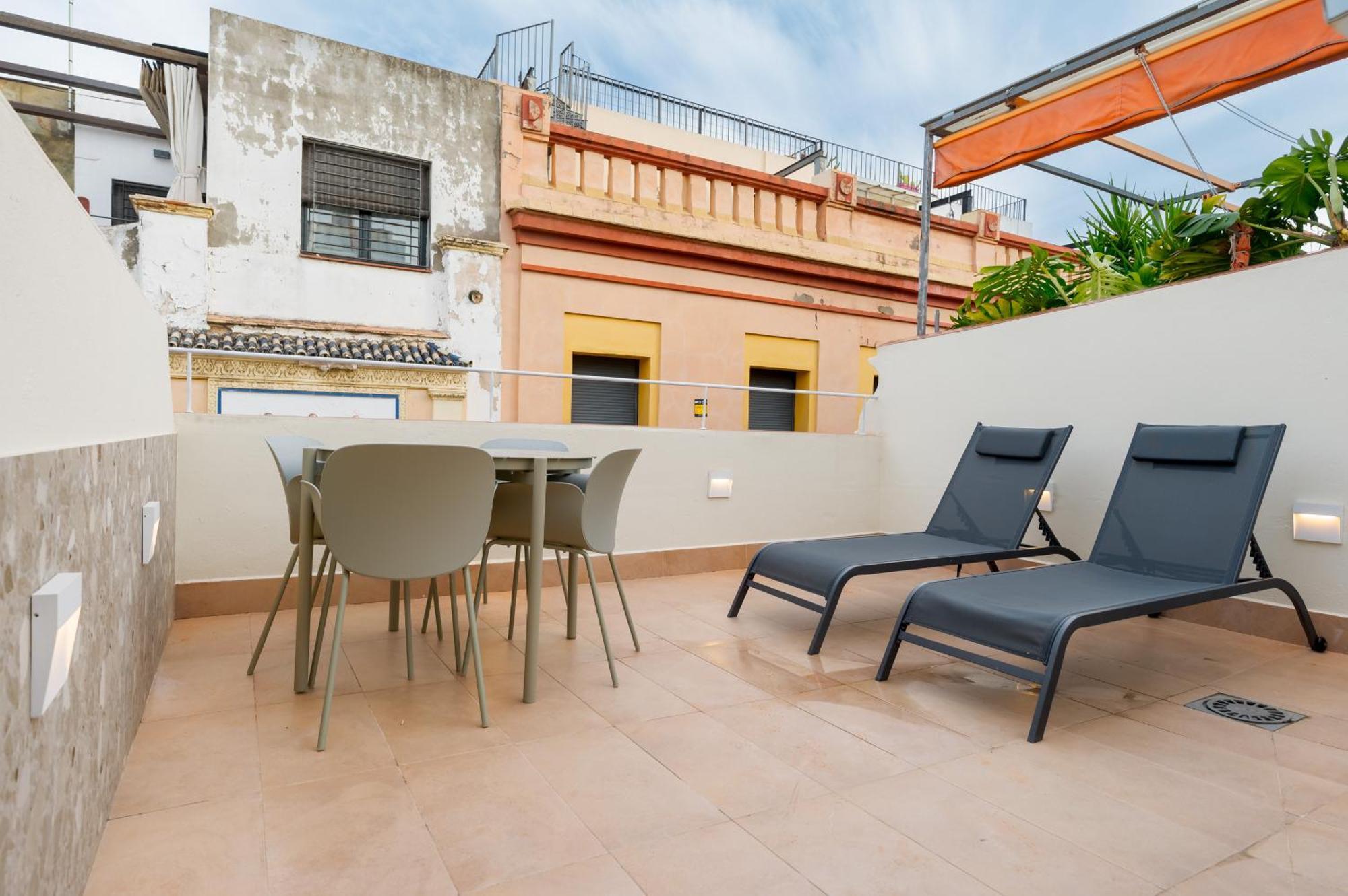 Apartment New And Design - Rooftop Solarium - Alameda Seville
